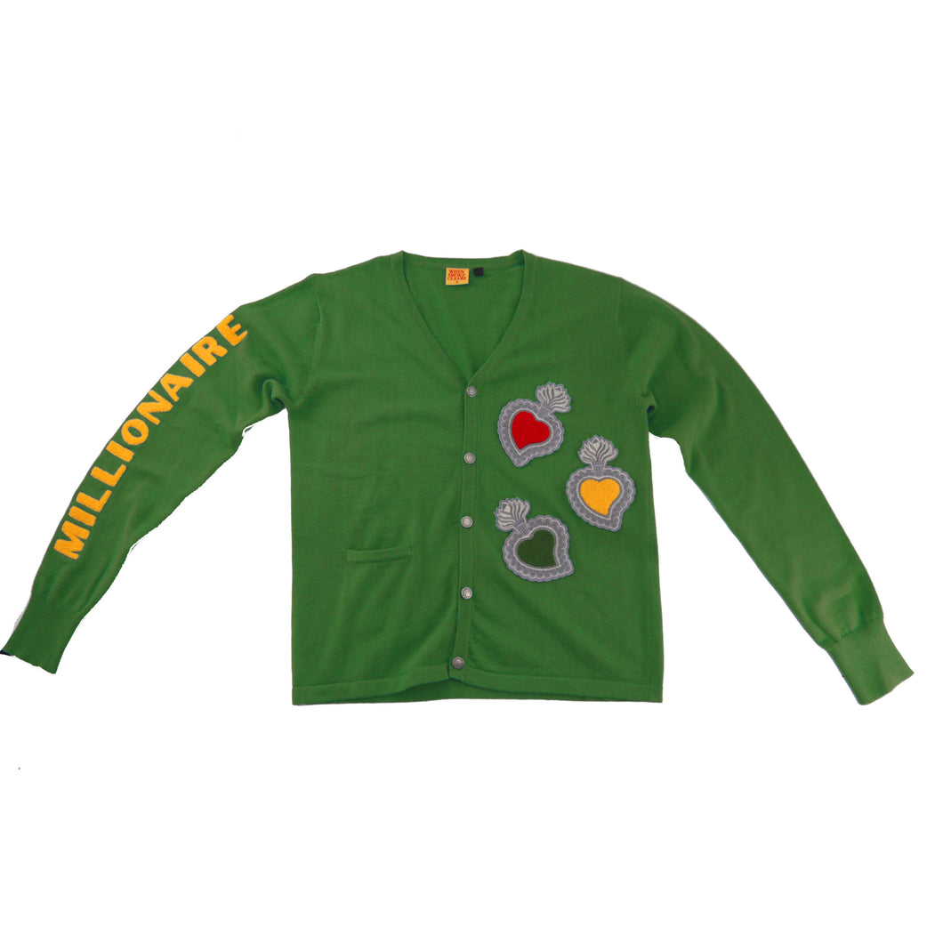 Varsity Cardigan (Green)