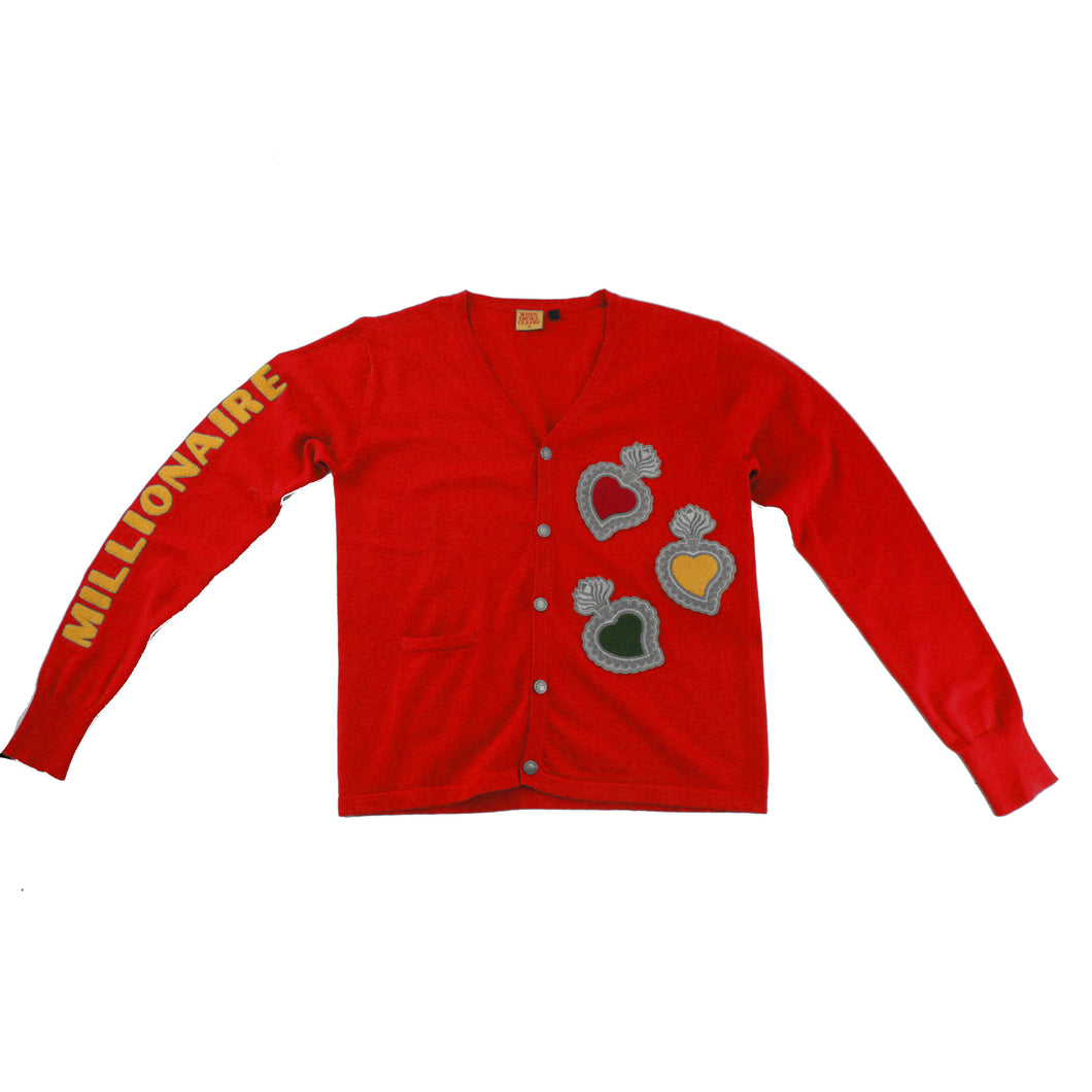 Varsity Cardigan (Red)